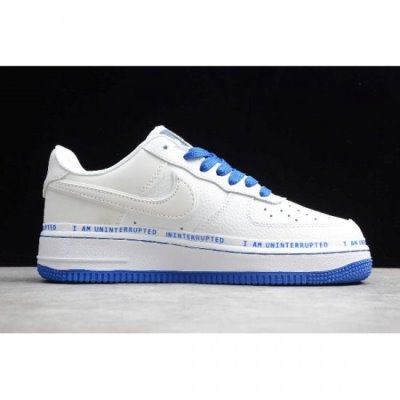 Nike Air Force 1 Beyaz / Mavi Kaykay Ayakkabı Türkiye - YKF6UCNJ